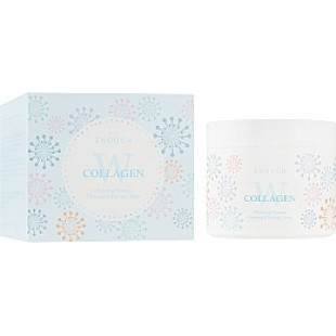 Массажный крем для осветления с коллагеном для тела Enough W Collagen Whitening Premium Cleansing & Ma