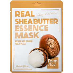 Маска тканинна з маслом ши FarmStay Real Shea Butter Essence Mask, 23ml