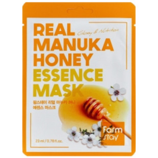 Маска тканевая для лица питательная с медом Манука FarmStay Real Honey Essence Mask, 23ml