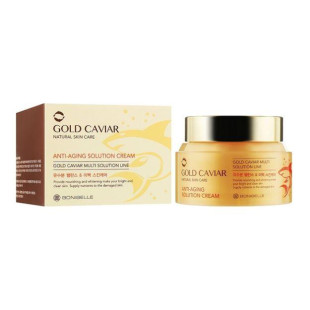 Крем с золотом и икрой для лица Enough Bonibelle gold caviar anti-aging solution cream 80ml
