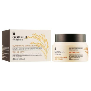 Поживний крем для обличчя з екстрактів зернових культур Enough Bonibelle Gokmul Nutritional Skin Car