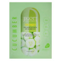 Тканинна маска для обличчя з екстрактом огірка JIGOTT CUCUMBER REAL AMPOULE MASK 27ml, фото 2