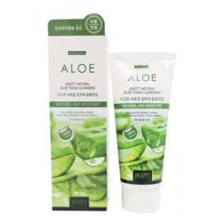 Пенка для умывания с алоэ JIGOTT NATURAL ALOE FOAM CLEANSING 180ml