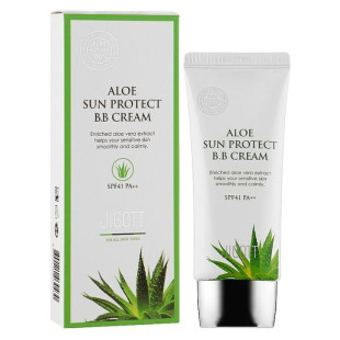 Сонцезахисний крем BB для обличчя JIGOTT ALOE SUN PROTECT B.B CREAM SPF41 PA++ 50ml