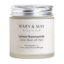 Маска очищаюча з ніацинамідом для вирівнювання тону шкіри Mary&May Lemon Niacinamide Glow Wash Off Pack 125g, фото 2