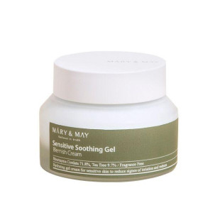 Заспокійливий гель крем Mary&May Sensitive Soothing Gel Blemish Cream 70g