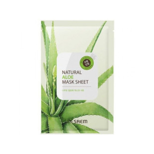 Маска заспокійлива із екстрактом алое The Saem Natural Aloe Mask Sheet 21ml