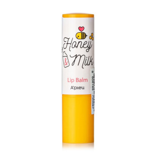 Бальзам питательный с молоком и медом для губ A"pieu Honey & Milk Lip Balm 3.3g