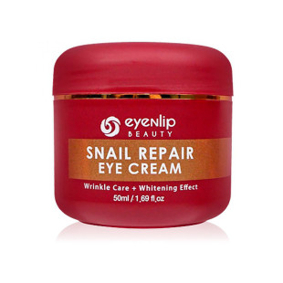 Крем для очей відновлюючий з равликовим муцином Eyenlip Snail Repair Eye Cream, 50ml