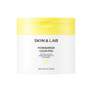 Пилинг-педы для лица Skin&Lab Porebarrier Clear Pad 70pcs