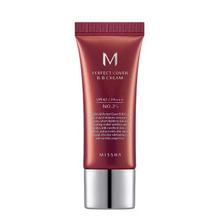 ВВ Крем Матирующий С Идеальным Покрытием Missha M Perfect Cover BB Cream SPF42 PA+++ (20ml, 25 оттенок - теплый беж)