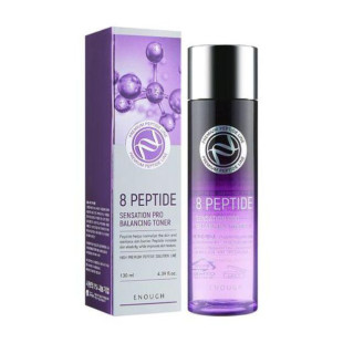 Антивозрастной пептидный тонер для лица Enough 8 Peptide Sensation Pro Balancing Toner 130ml