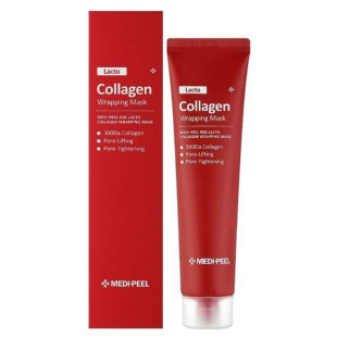 Укрепляющая пленка для лица с коллагеном Medi-Peel Red Lacto Collagen Wrapping Mask 15ml
