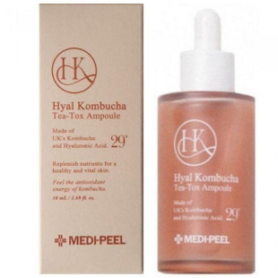 Сироватка для обличчя зволожуюча з комбучею MEDI-PEEL Hyal Kombucha Tea-Tox Ampoule 50ml