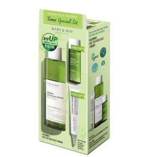 Набор для лица с чайным деревом Mary&May Vegan CICA Teatroe Toner Special Set (AHA PHA Blemish T
