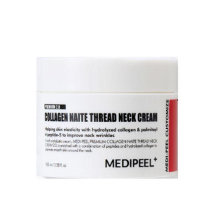 Подтягивающий крем для шеи с пептидным комплексом Medi-Peel Collagen Naite Thread Neck Cream