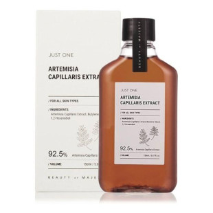 Веганский тоник для лица без спирта с 92,5% экстрактами растительными BOM JUST ONE ARTEMISIA CAPILL