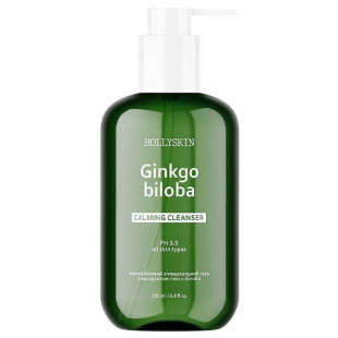 Успокаивающий очищающий гель с эктрактом гинкго билоба Hollyskin Ginkgo Biloba Calming Cleanser,2