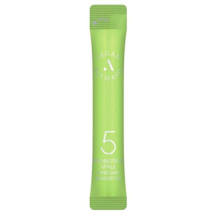 Мягкий бессульфатный шампунь с проботиками и яблочным уксусом ALL MASIL 5 Probiotics Apple Vinegar Shampoo Stick Pouch