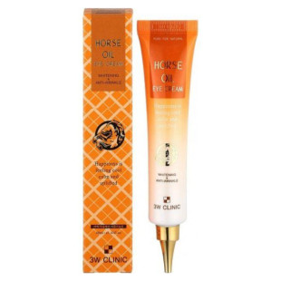 Крем для шкіри навколо очей із кінським жиром 3W Clinic Horse Oil Eye Cream 40ml