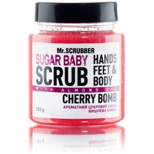 Скраб цукровий із ароматом вишні для тіла Mr.Scrubber Sugar Baby Cherry Bomb 300g