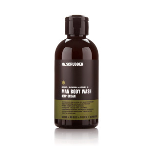 Гель для душу чоловічий натуральний з олією макадамії Mr.Scrubber Man Deep Ocean Shower Gel, 250ml