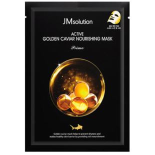 Маска тканевая для лица с икрой и золотом JMsolution Active Golden Caviar Nourishing Mask Prime