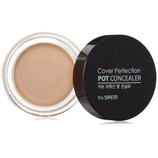 Консиллер THE SAEM Cover Perfection Pot Concealer 01 Clear Beige