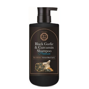 Премиальный шампунь с экстрактом черного чеснока Daeng Gi Meo Ri Black Garlic Curcumin Shampoo 500ml