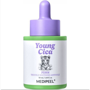 Успокаивающая сыворотка ампульная с PDRN и экзосомами MEDIPEEL Young Cica PDRN Trouble Soothing Ampou