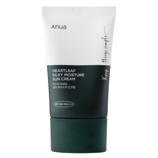 Сонцезахисний крем Anua Heartleaf Silky Moisture Sun Cream SPF 50+ PA++++ 50ml