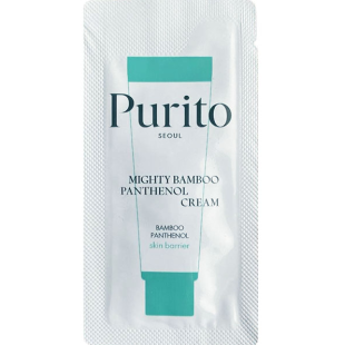 Зволожуючий крем з пантенолом <Sample>PURITO Mighty Bamboo Panthenol Cream 1ml