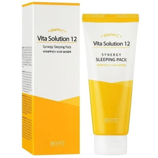 Витаминная ночная маска Jigott Vita Solution 12 Synergy Sleeping Pack 180ml