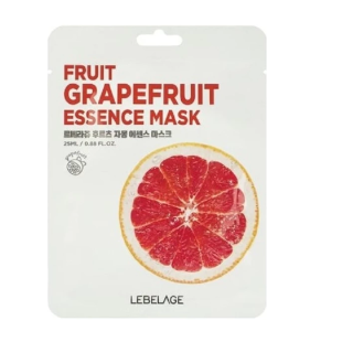 Тканевая маска для лица Lebelage FRUIT GRAPEFRUIT ESSENCE MASK 25ml