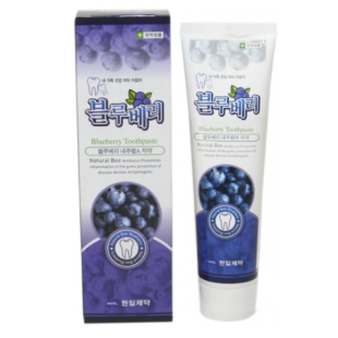 Зубная паста Hanil Blueberry с экстрактом черники, 180 г