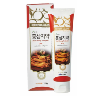 Зубная паста красный женьшень Hanil REFRESH & CLEAN RED Ginseng Toothpaste