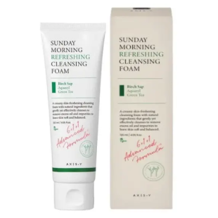 Освежающая пенка для умывания AXIS-Y Sunday Morning Refreshing Cleansing Foam 120мл
