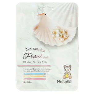 Маска-сыворотка с жемчугом для баланса кожи Meloso Pearl + Ceramide Anti Stress
