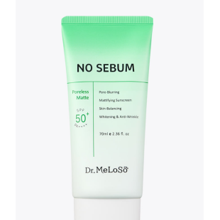 Солнцезащитный крем матовый бессебумный Meloso No Sebum Poreless Matte Sun Cream 70ml