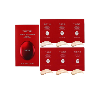 Набор, 6 продуктов Tirtir Mask Fit Red Cushion 6 Shade Trial Kit (13C/13N/15C,17C/17N/17W)