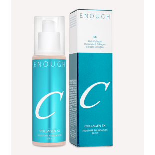 Тональный крем с тройным коллагеном ENOUGH COLLAGEN 3X Moisture Foundation SPF 15 #N00 100ml