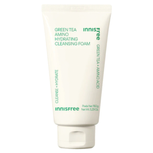 Пінка з екстрактом зеленого чаю Innisfree Green Tea Amino Cleansing Foam 150g