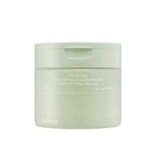 Педы для очищения кожи и снятия макияжа Celimax One Step Mild Cleansing Pad 225ml/60pcs