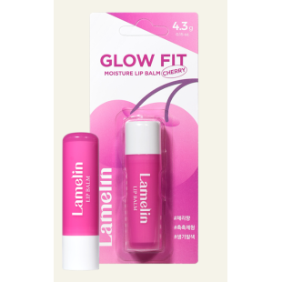 Бальзам для губ Вишня Lameline Glow Fit Moisture Lip Balm Cherry 4.3g