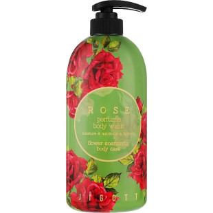 Парфюмированный гель для душа с ароматом розы Jigott Rose Perfume Body Wash 750ml