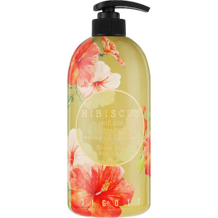 Парфюмированный гель для душа Гибискус Jigott Hibiscus Perfume Body Wash 750ml
