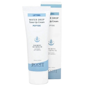 Зволожуючий крем для обличчя Jigott Lifting Peptide Water Drop Tone Up Cream 50ml