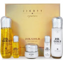 Набор для ухода за лицом Jigott Signature 24K Gold Essential Skin Care 3Set 410ml, фото 4