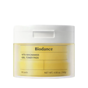 Геловые тонер-пады для ровного тона BIODANCE Vita Niacinamide Gel Toner Pad (60ea)