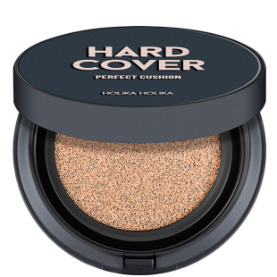Тональний кушон для обличчя зі змінним блоком HOLIKA Hard Cover Perfect Cushion EX Set (02 Petal)